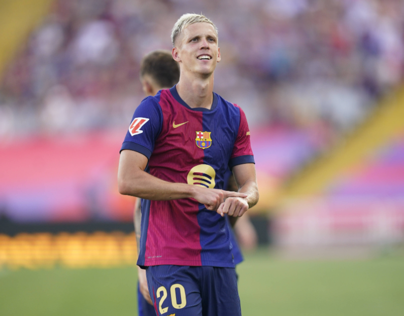 奥尔莫伤缺国家德比 现场助阵B队显赤诚